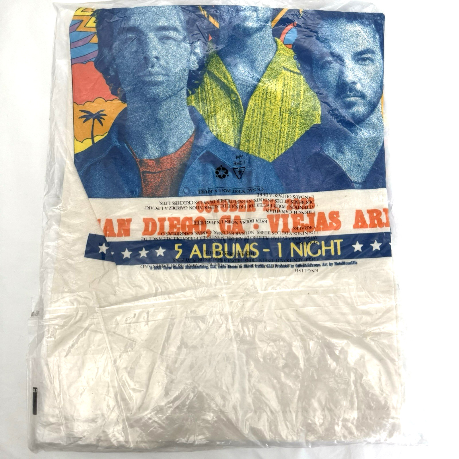 Rare Jonas Brothers Tour 2023 San Diego Viejas Concert Fan TShirt New/Bag Sze XL gallery