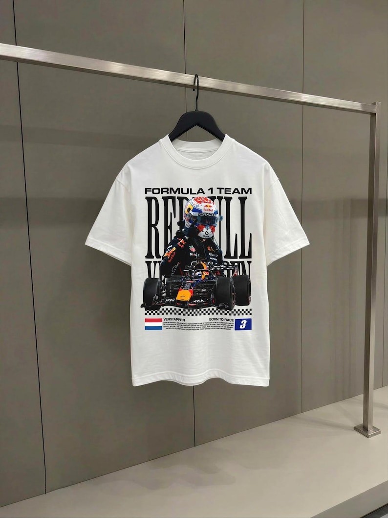 Adult Unisex Vintage Formula 1 Racing Graphic T-Shirt Fan Tee gallery
