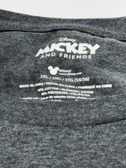 Mickey Mouse Vintage Looking T Shirt Men’s 3XLarge Gray Walt Disney World 70s