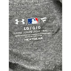 Los Angeles Dodgers MLB Under Armour Gray Performance T-Shirt Men’s LARGE