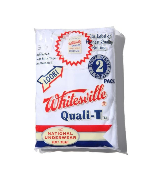 Whitesville WV73544 2-PACK T-SHIRT OFF-WHITE Size XL Men's JAPAN NEW gallery