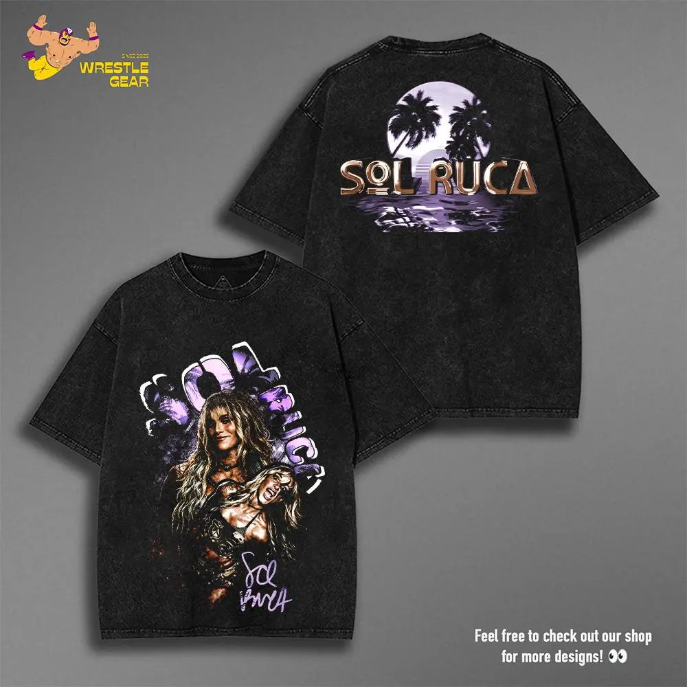 Sol Ruca Graphic T-Shirt Women Wrestling Surf Style Tee Unisex