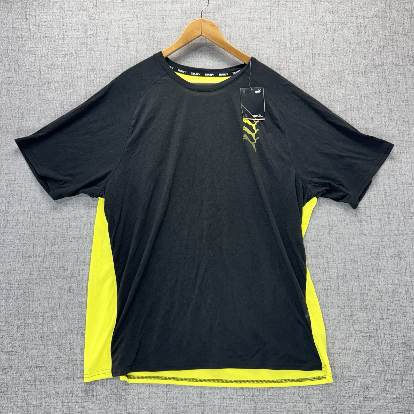 PUMA Shirt Mens Size XXL Train All Day Tech Triblend Crew Neck Athletic NWT gallery