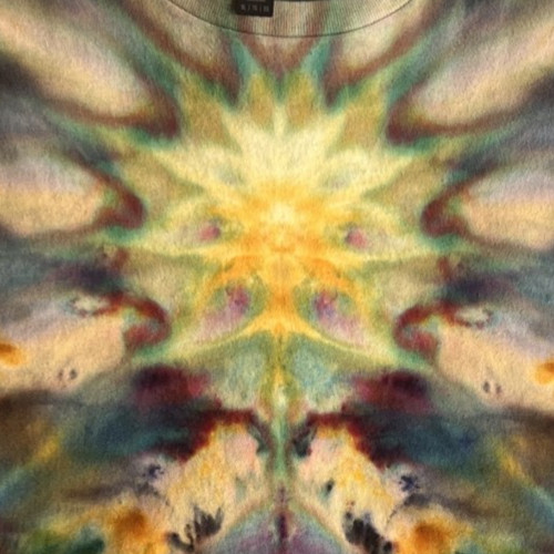 NEW Deity Ice Tie Dye T-Shirt, Unisex XL SS Crew TRIPPY! gallery