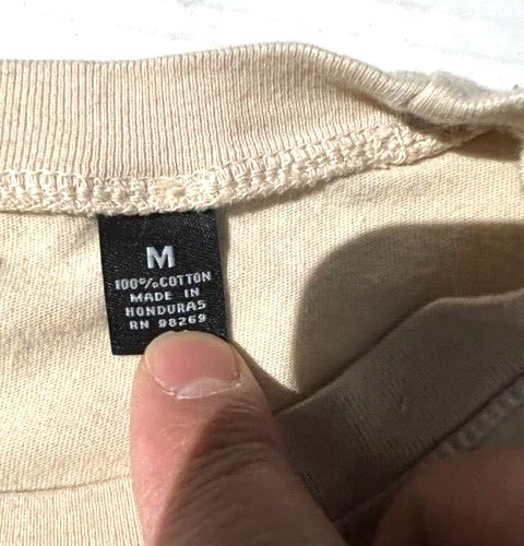 New ALTERNATIVE APPAREL Tan Soft 100% Cotton Tee T-shirt Top sz M gallery