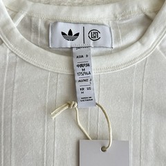 Adidas x CLOT Edison Chen Long Sleeve Ribbed Tee Core White Size: Asia M/US S