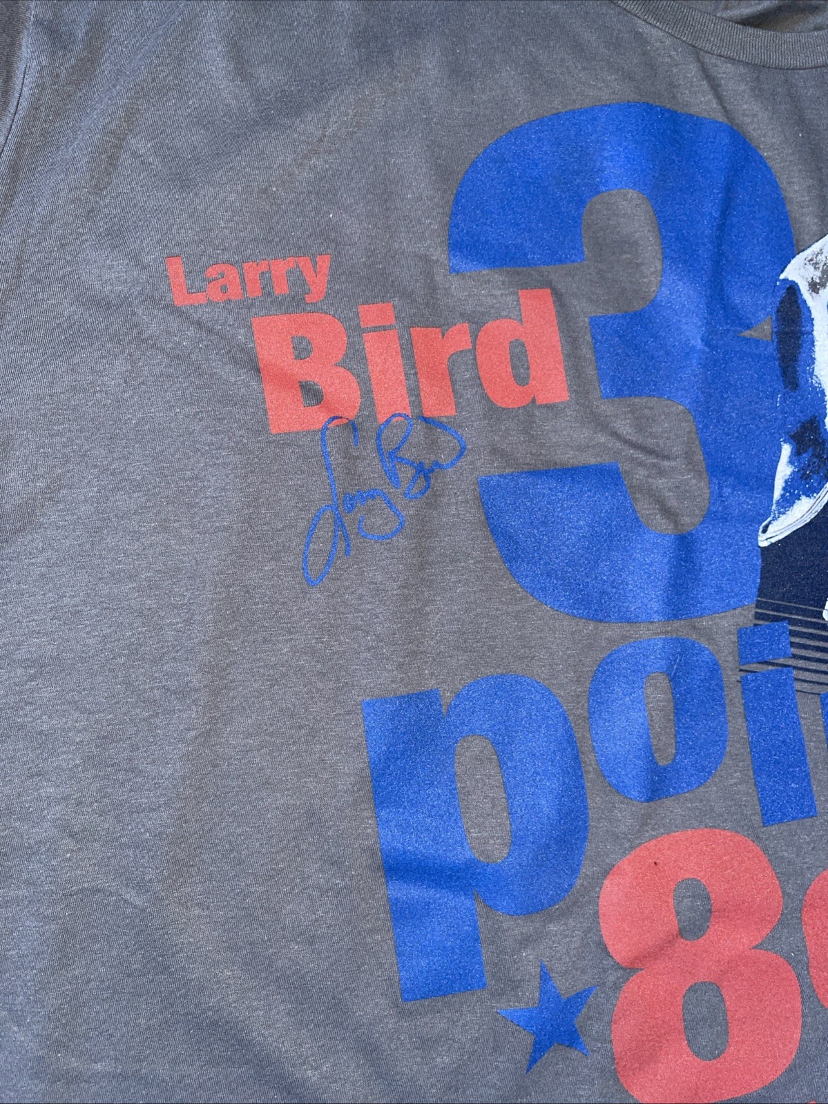 Larry Bird Adidas 3 point 1986 Shoot Out Champion Dallas T Shirt -Vintage Look2X gallery