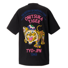 Onitsuka Tiger OVERSIZED GRAPHIC TEE 2183B531 100% Cotton Relaxed Fit JAPAN NEW
