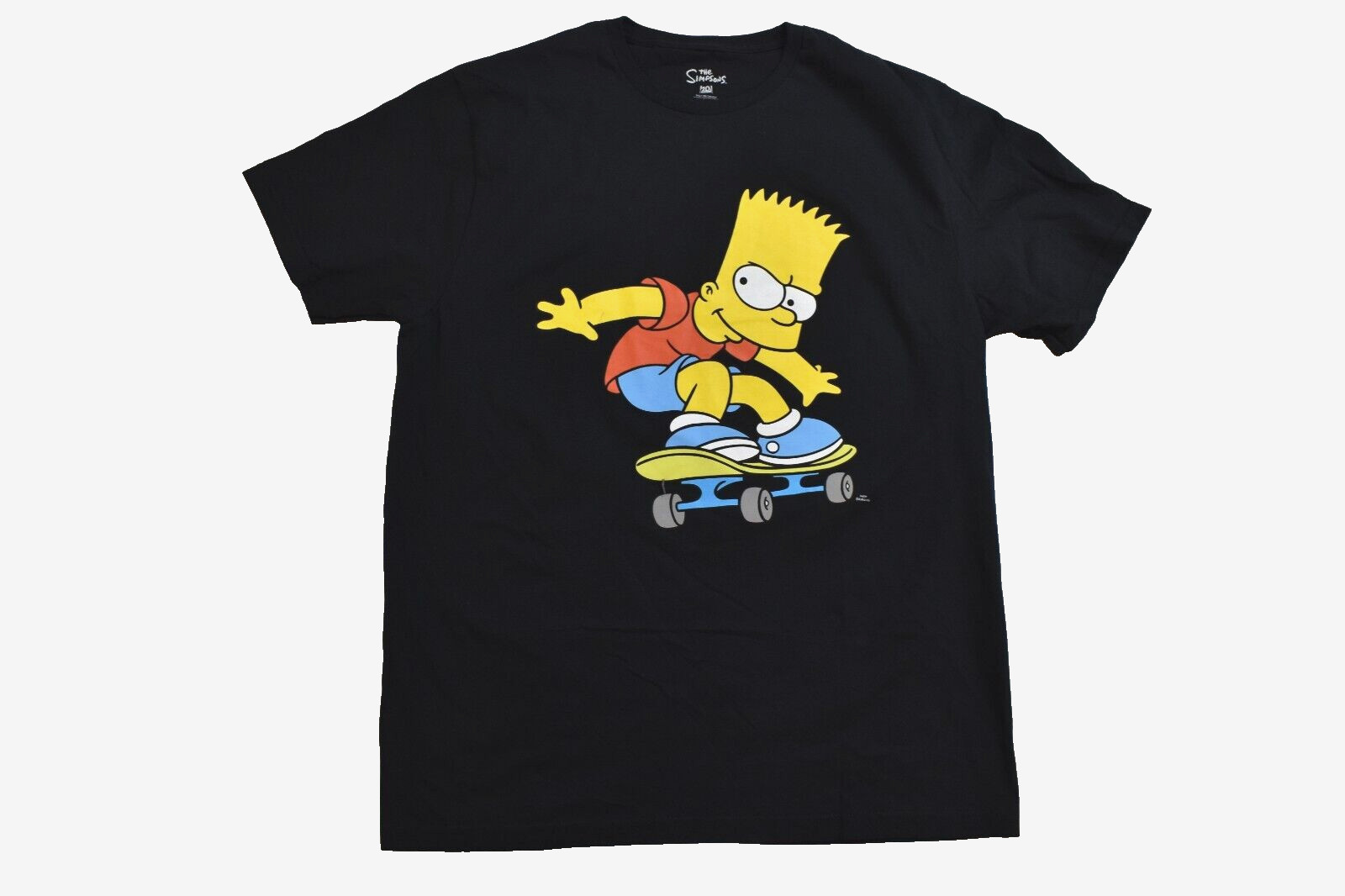 The Simpsons Mens Bart Simpson Skateboarding Funny Cartoon Shirt New M, L, XL gallery