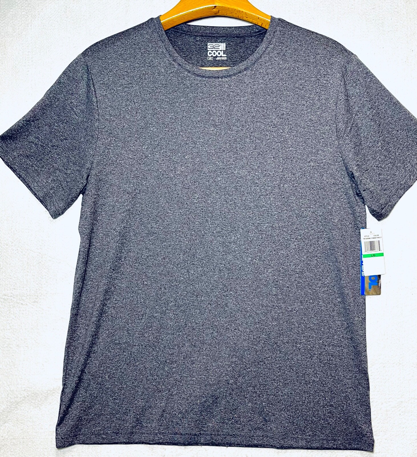 32 DEGREES Men's T-Shirt Quick Dry Soft Stretch Crew Neck Anti Odor / Static NWT gallery