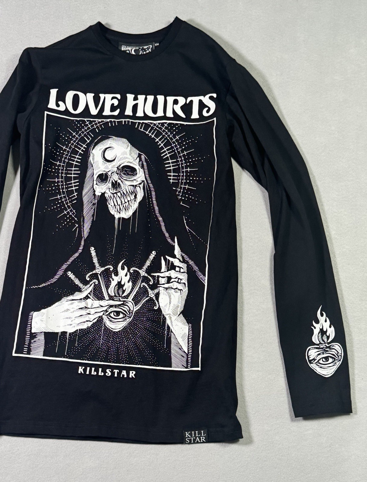 Killstar Love Hurts Long Sleeve T-shirt In Black gallery