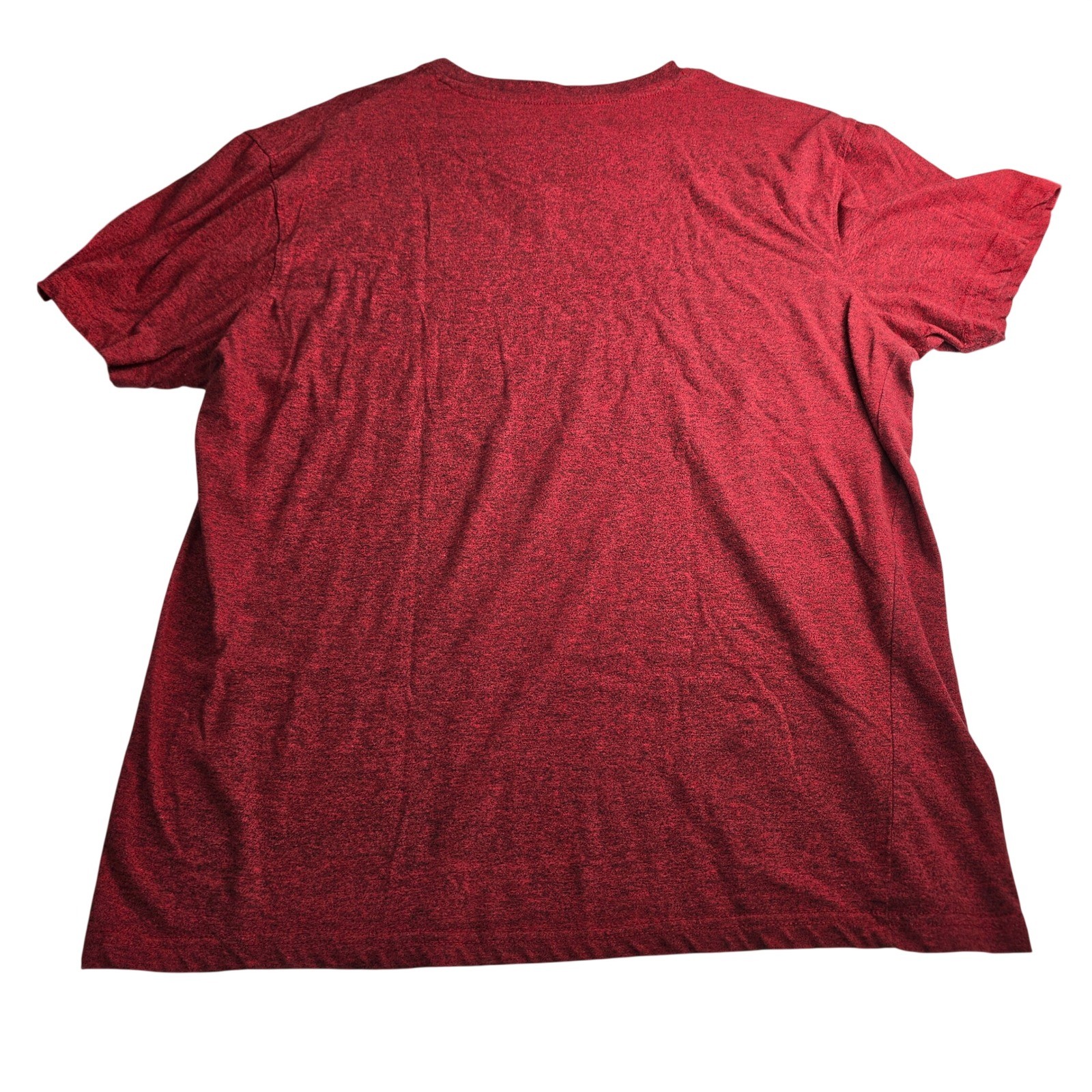 Beverly Hills Polo Club T-Shirt Mens Large Burgundy Heather V-Neck Short Sleeve gallery