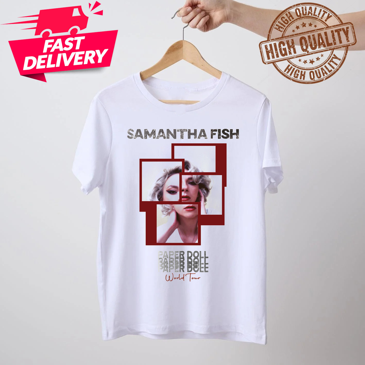 Samantha Fish 2026 Tour Shirt Classic White Unisex S-2345XL 1H1012