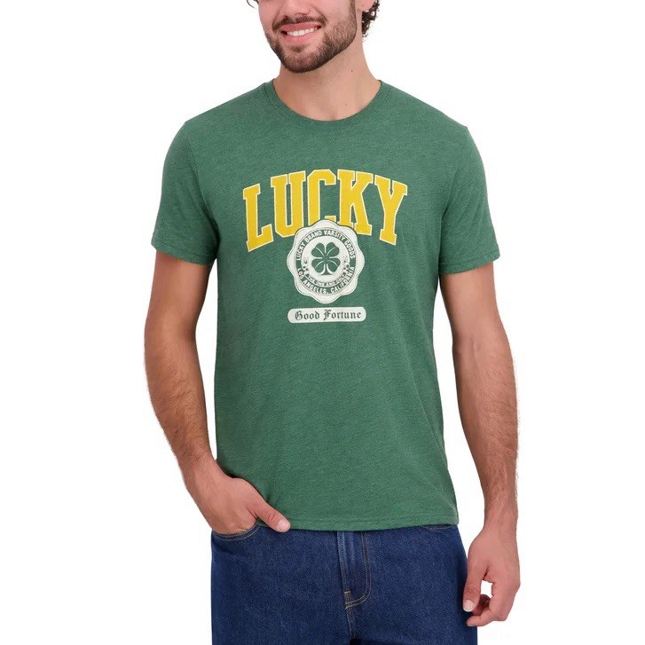 Lucky Brand New Mens T Shirt XL Green Graphic Tee NWT gallery