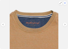 Weatherproof Vintage Men’s Premium Crew Neck T.Shirt Cotton (Citrus, LARGE) NWT