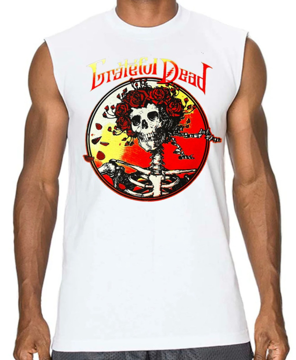 Grateful Dead Rock Band Men's Muscle Shirt (Multiple Colors) gallery