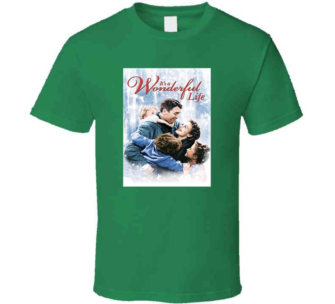 It's A Wonderful Life Movie Tee Classic Holiday Film T Shirt gallery