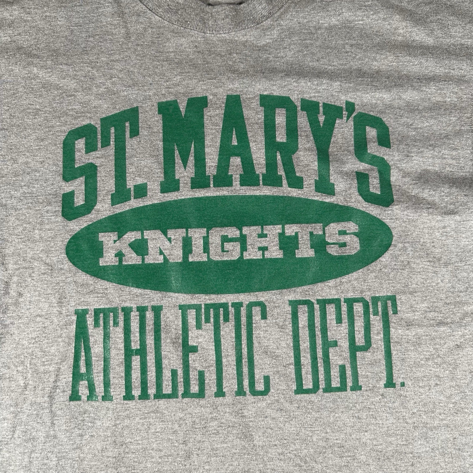 Vintage St. Mary’s Knights Athletics TShirt L School Track PE Grunge Sport 90s gallery