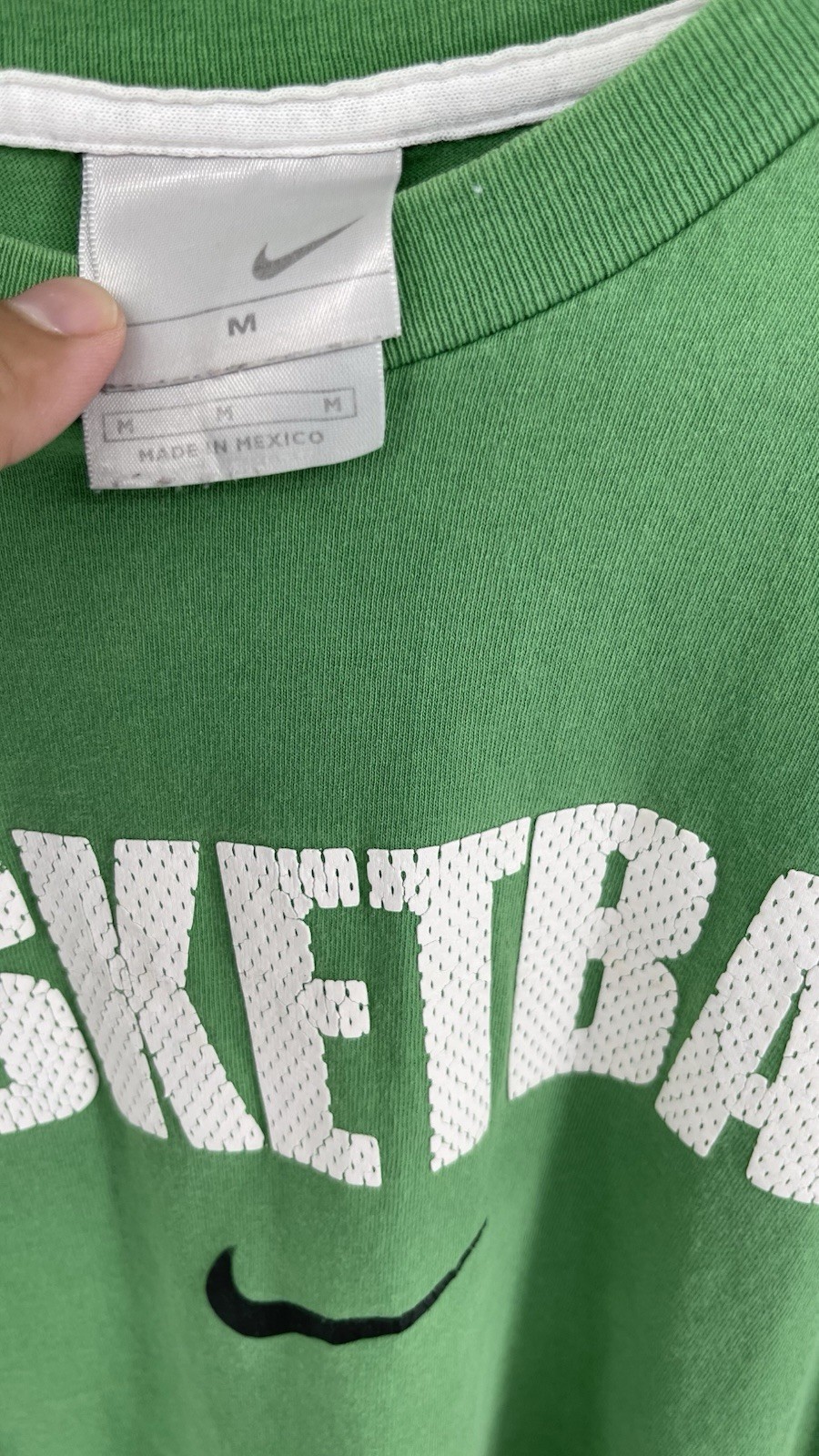 Nike Basketball Graphic T Shirt Green Short Sleeve Men’s XL Athletic Tee gallery