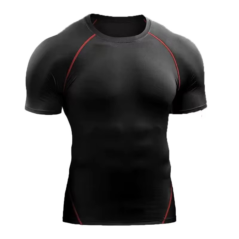 Men's Quick Drying Outdoor Sports T-Shirt Tee Shirt Stretch Fit Running Fitness gallery