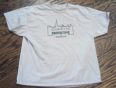 Protective Stadium SHIRT (23.5×29) Birmingham Alabama UAB Football USFL Stallion