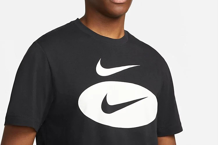 Nike NSW Swoosh Men's SS Graphic Black T-Shirt DM6343-010 M (S4) gallery