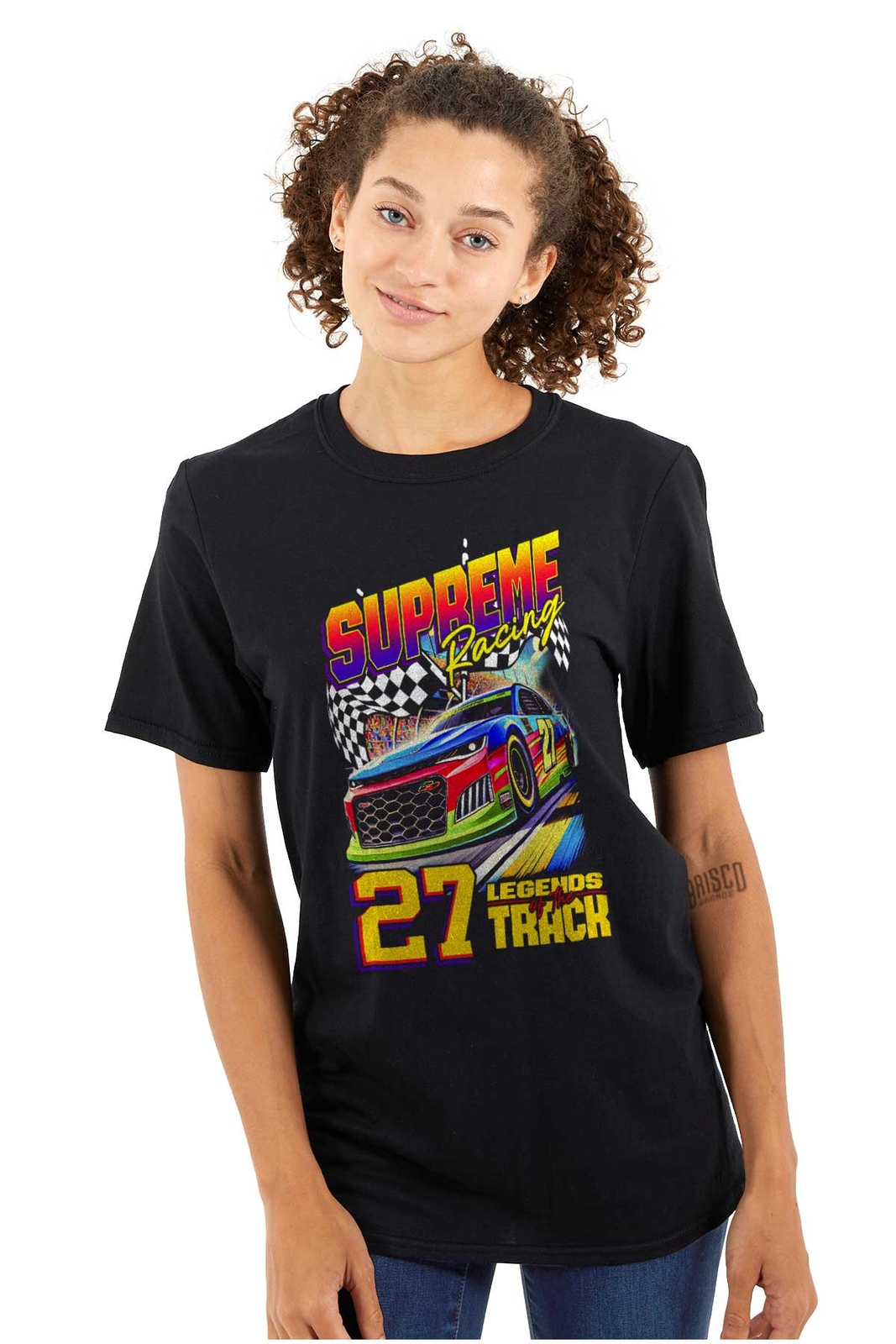 Supreme Racing 27 Legends Track Racecars Mens Casual Crewneck T Shirts Tees gallery
