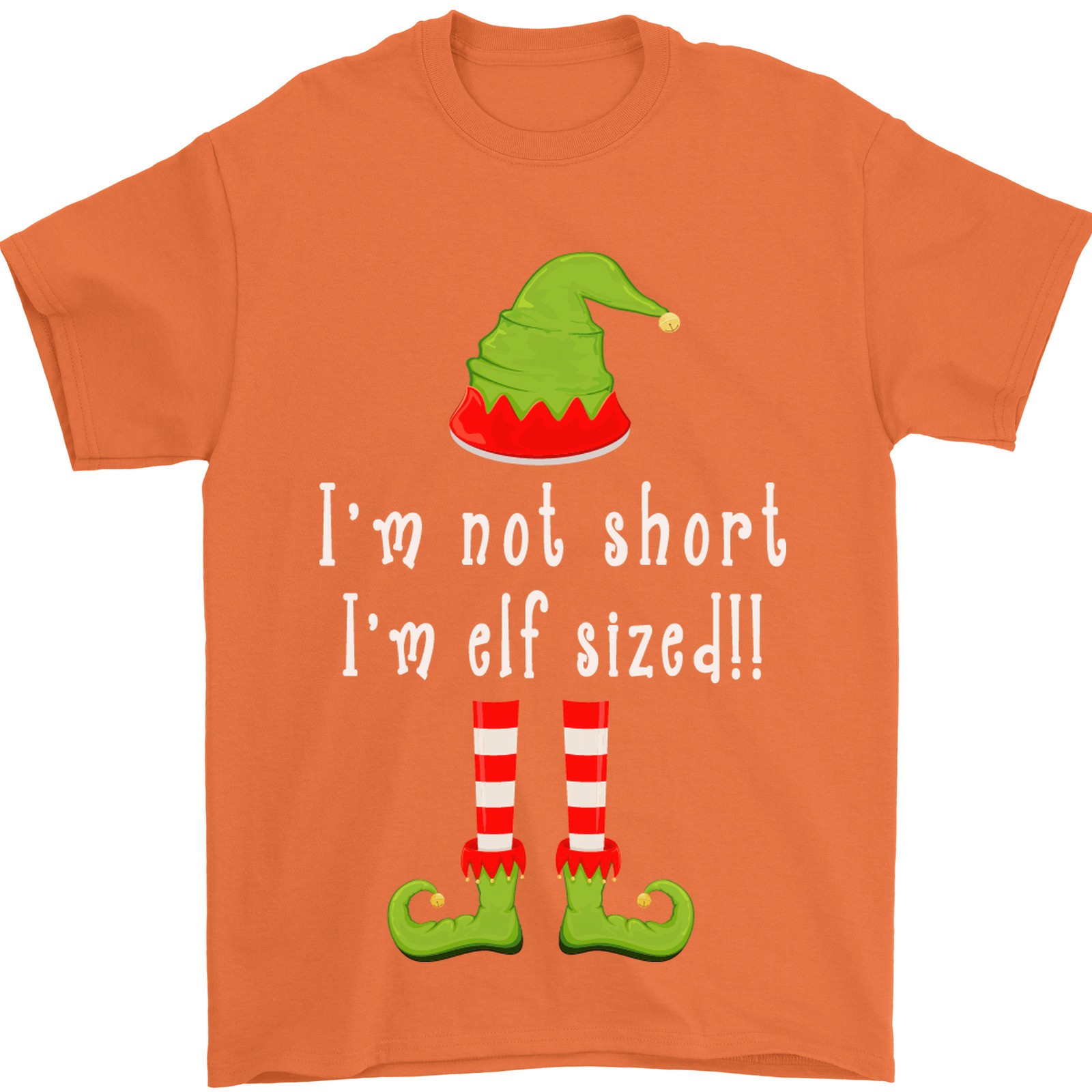 Im Not Short Im Elf Sized Funny Christmas Mens T-Shirt 100% Cotton gallery