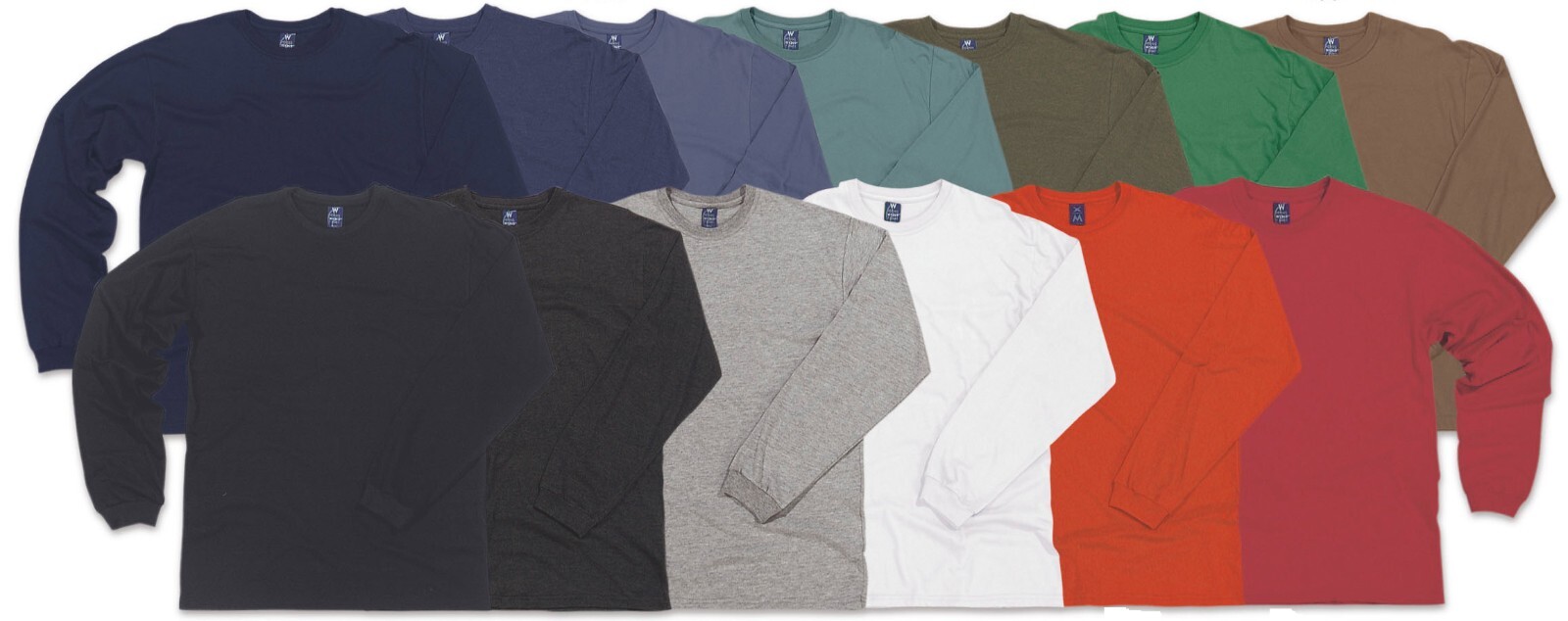 Hering Men’s 100% Brazilian Long Sleeve Premium Cotton Crew Neck T-Shirt Tee