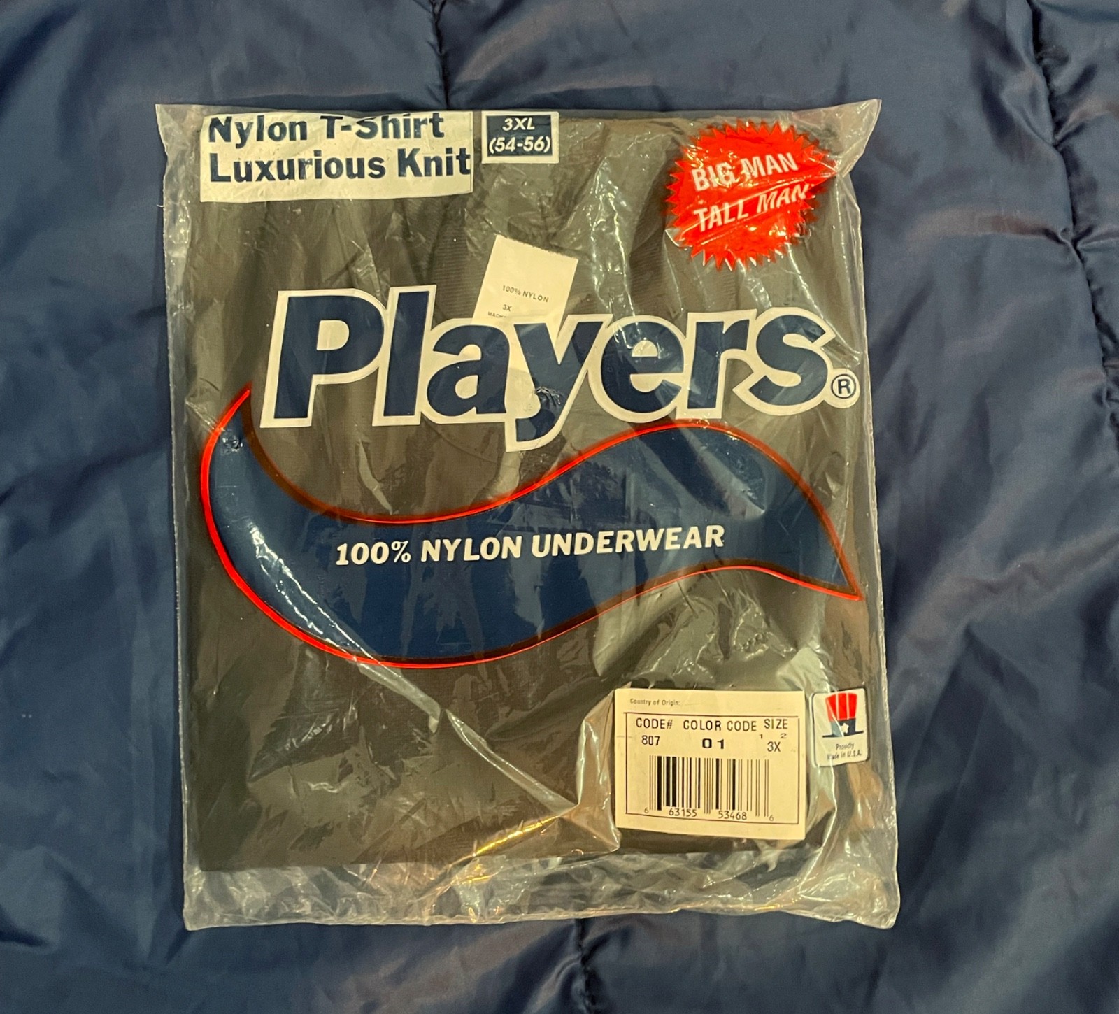 NIB Players 100% Shiny Nylon T Shirt Black Size XXL gallery