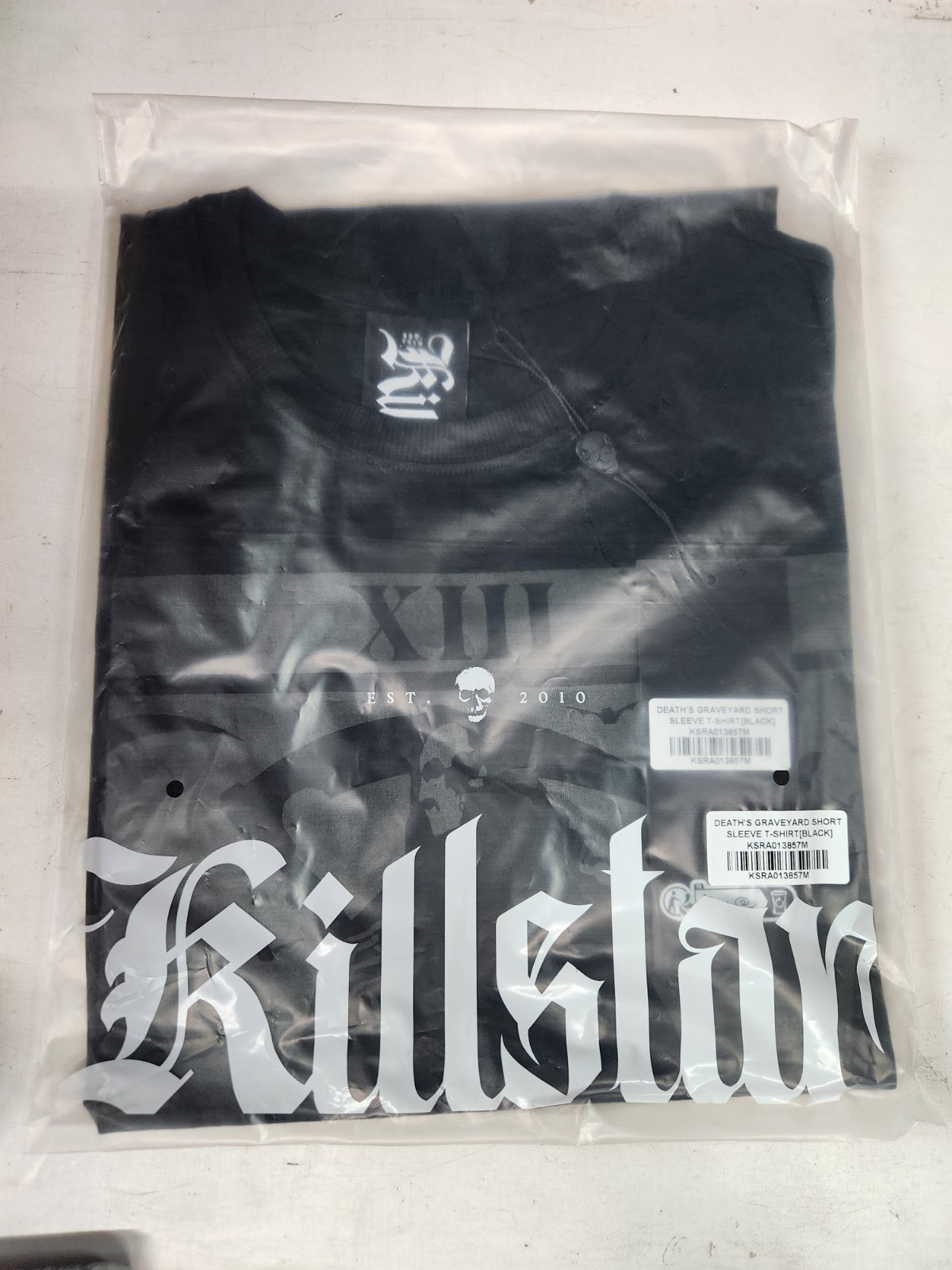 KILLSTAR Mens Death's Graveyard Short Sleeve T-Shirt - Black, Size Medium gallery