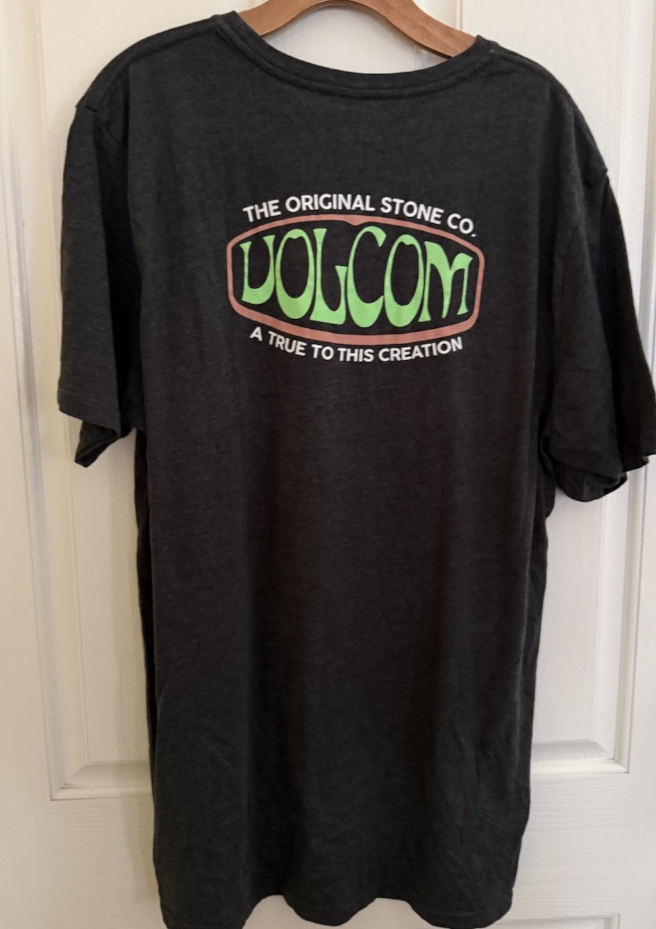 Volcom Stone PSYCHEDELIC True To This Logo Dark Gray Men’s T- Shirt size XL gallery