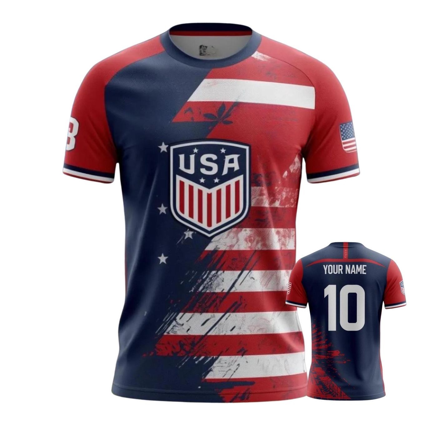 USA Soccer Jersey Custom Name 2026 American Football Shirt Men gallery