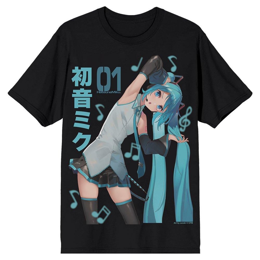 Hatsune Miku T-Shirt Men's Pop Star Short Sleeve Graphic Top Shirt gallery