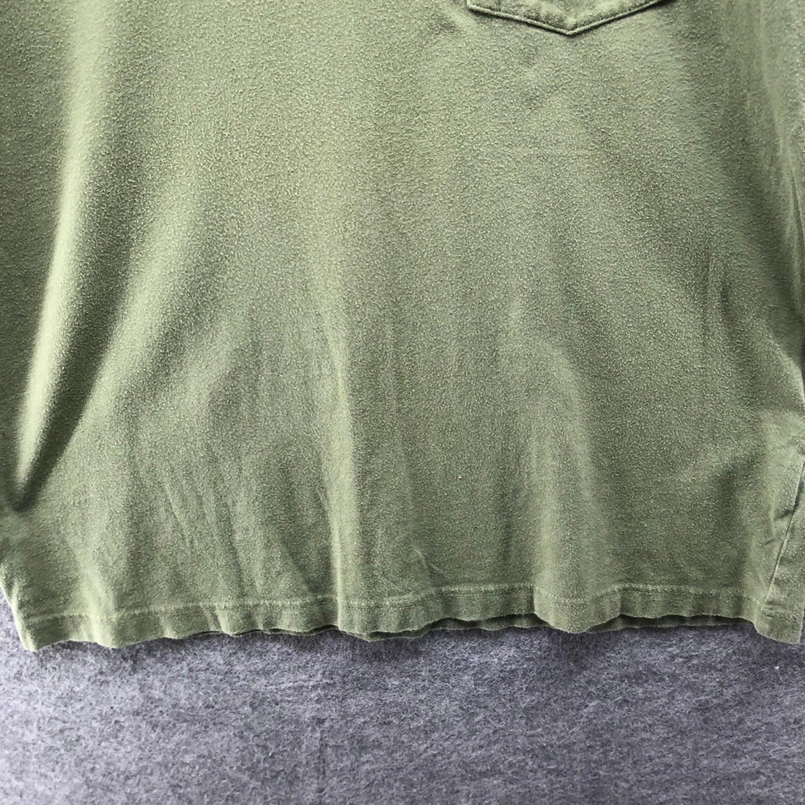 Uniqlo SPRZ NY Jason Polan Pocket Tee Mens L Green Bee Embroidered T-Shirt gallery