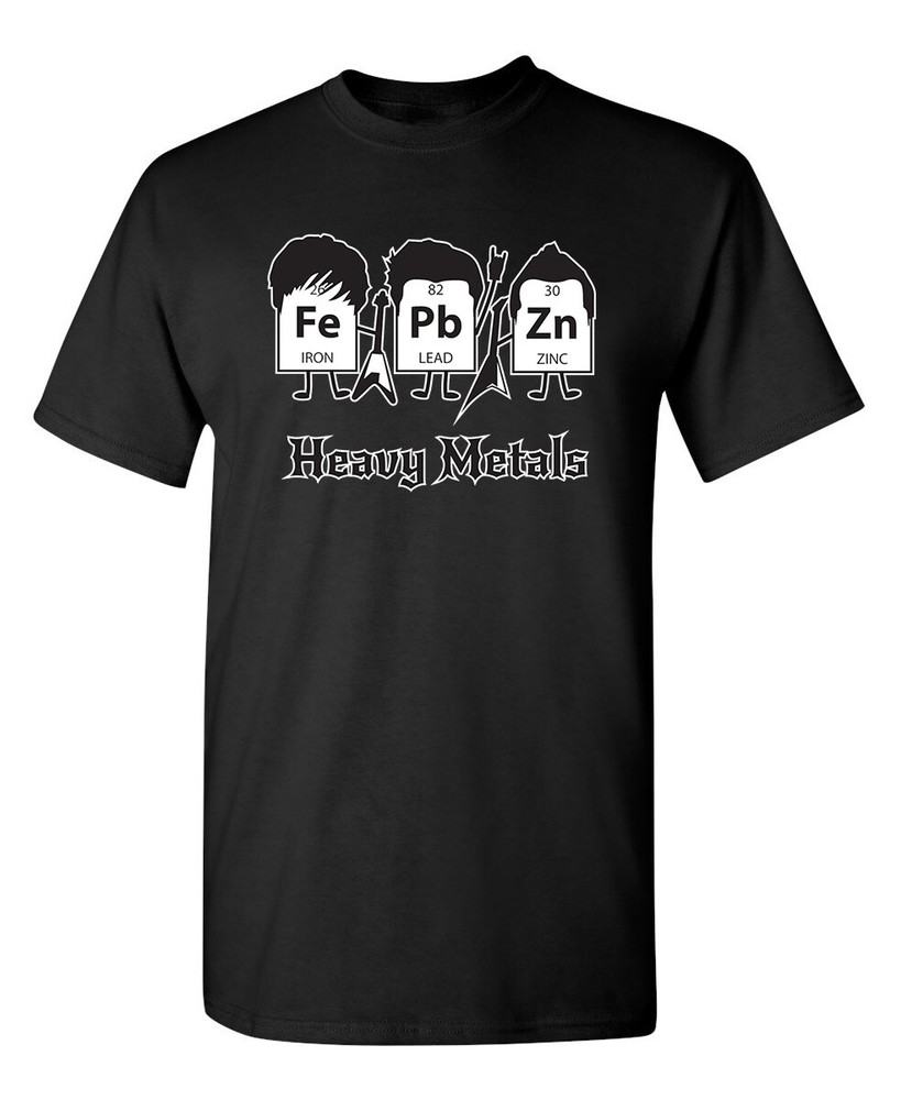 Heavy Metals Sarcastic Humor Graphic Novelty Super Soft Ring Spun Funny T Shirt