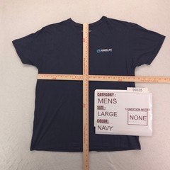 Magellan Outdoors Short Sleeve Crew Neck T-Shirt Mens Size Large L Navy
