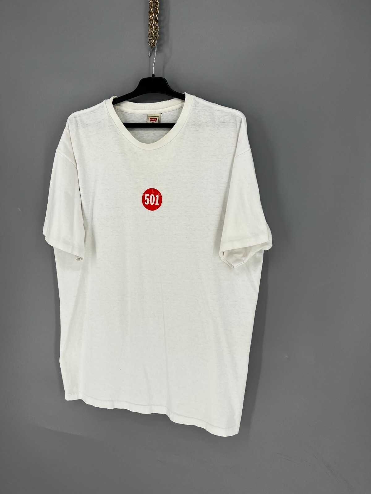 Vintage 90s Levi’s 501 T shirt mens tee Rare Men’s Size L Made in USA gallery