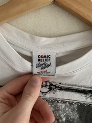 Vivienne Westwood Comic Relief Queen Logo Vintage T-Shirt Size S