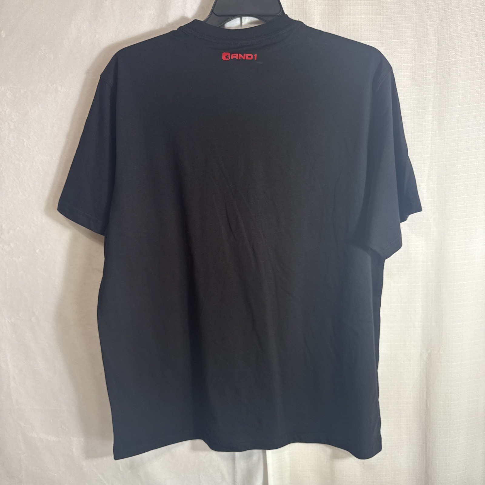 And1 Dunk Logo T-Shirt Black Men Graphic Tee Basketball Size X-Large NWT gallery