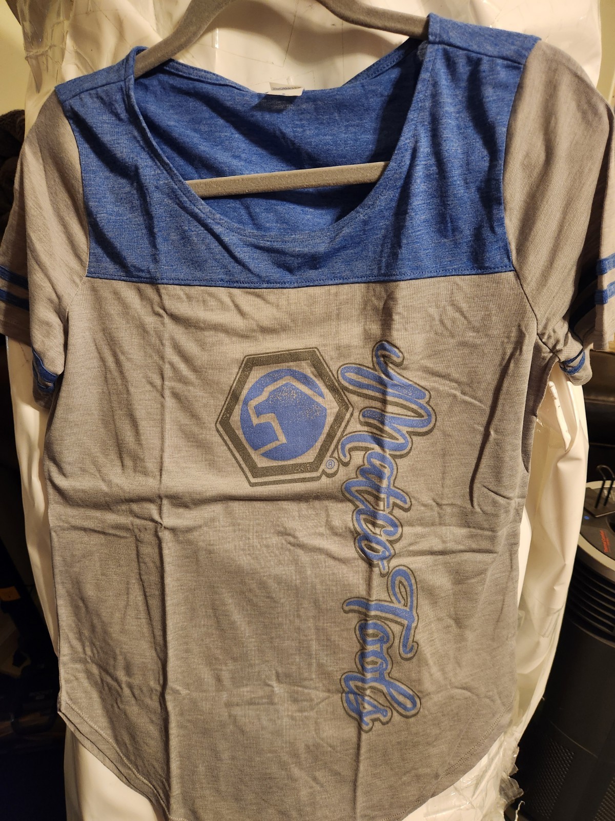 Sport-Tek Triblend Matco Tools Fan Tee Shirt Small Blue Gray gallery