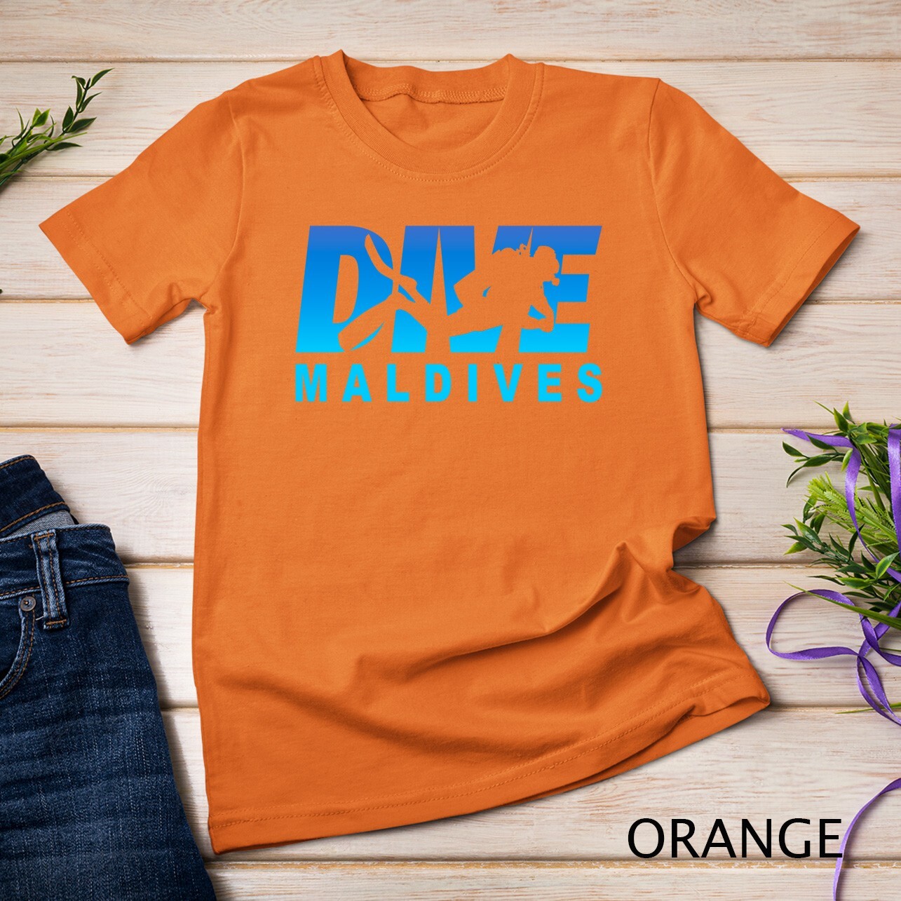 Dive Maldives, Scuba Diving in the Maldives Unisex T-shirt gallery