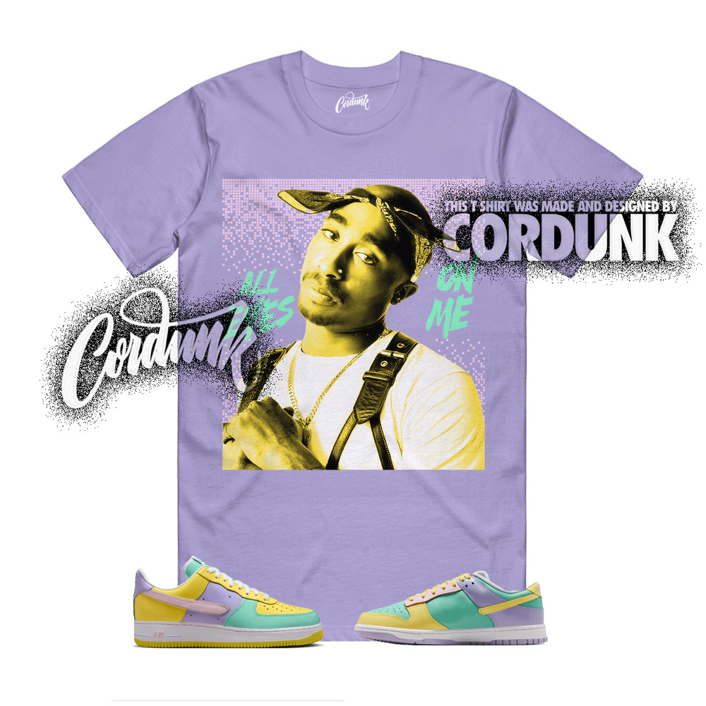 Dunk Easter Air Force 1 Emerald Yellow Hydrangeas Pink Foam Shirt Match TP