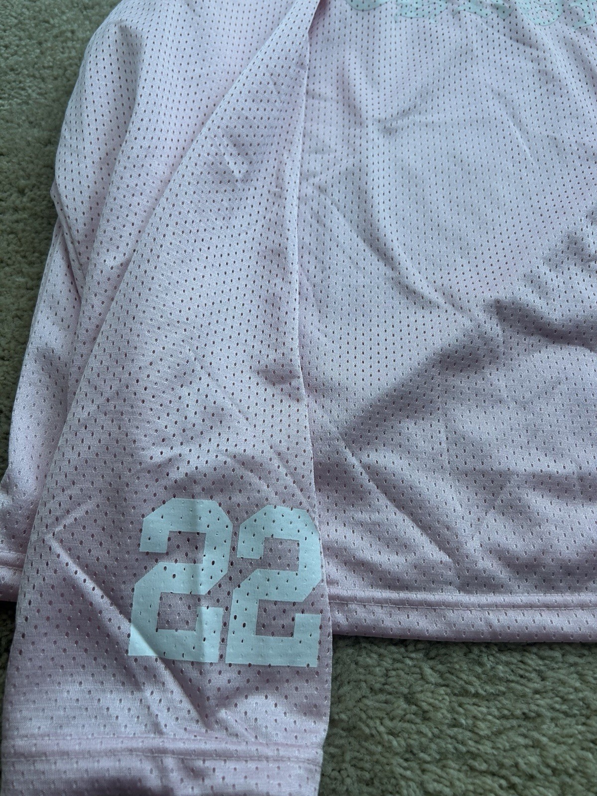 Pink Chrome Hearts Warm Up Jersey Size S gallery