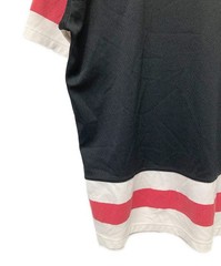 Authentic Adidas Short-sleeved Cut And Sew XXL Black/White/Red Men T1012 #2944