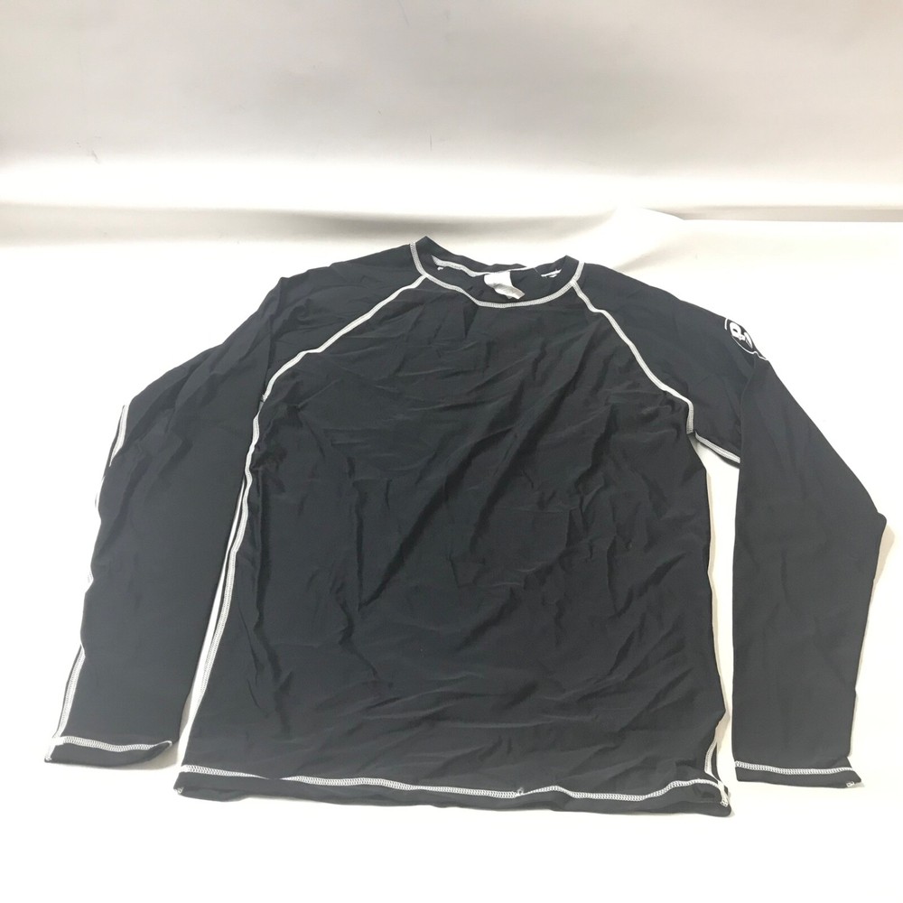 Men Gym Tee XXL Workout Training Muscle Sport Fitness Active Long Sleeve T Shirt