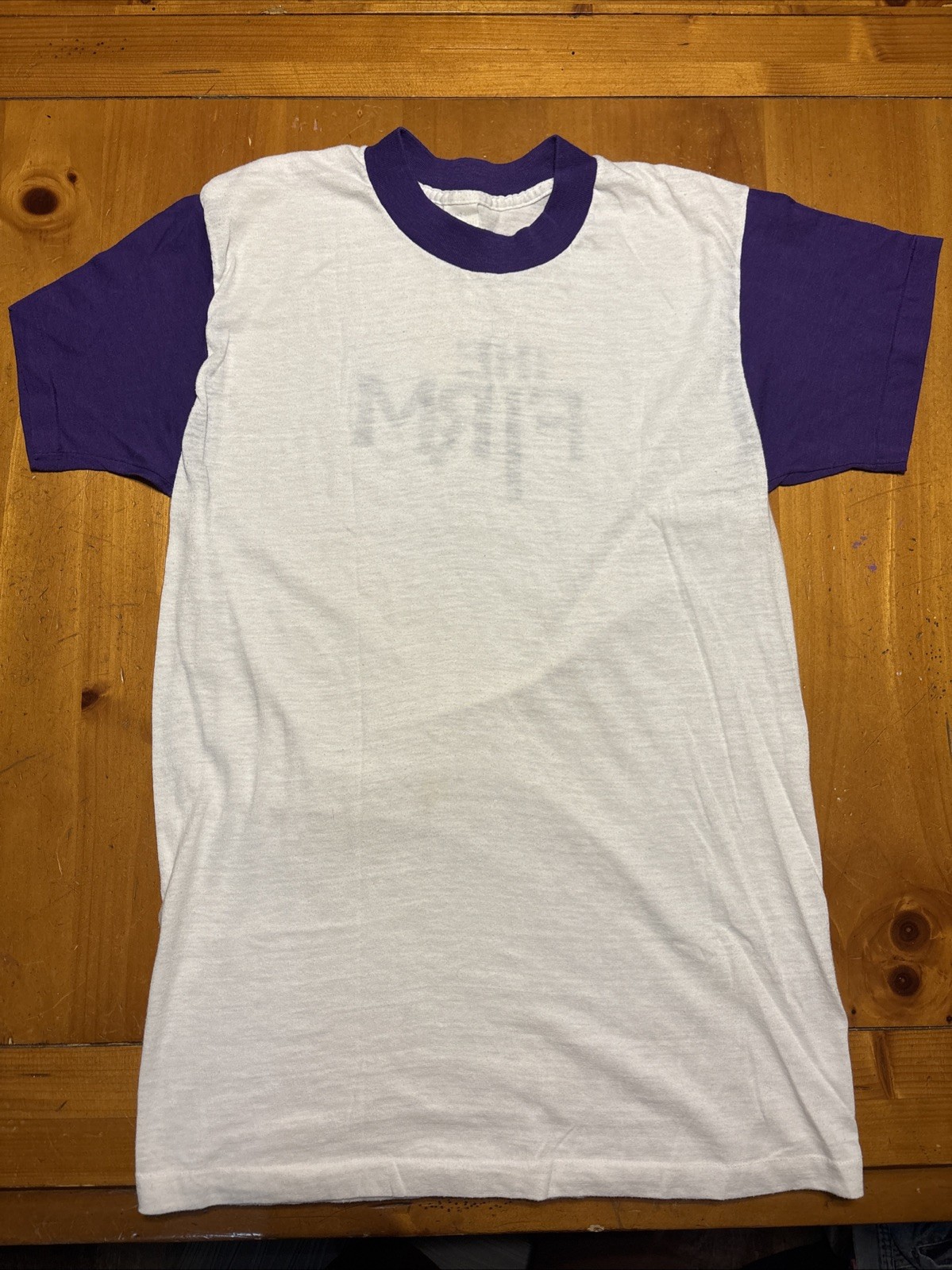 The Firm 1990s Movie T Shirt Purple And White Vintage Devknit Size Large gallery