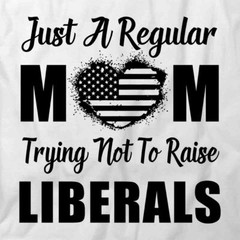 TRYING NOT TO RAISE LIBERALS TShirt Tee Short-Sleeved Cotton CLOTHING S1WSA821