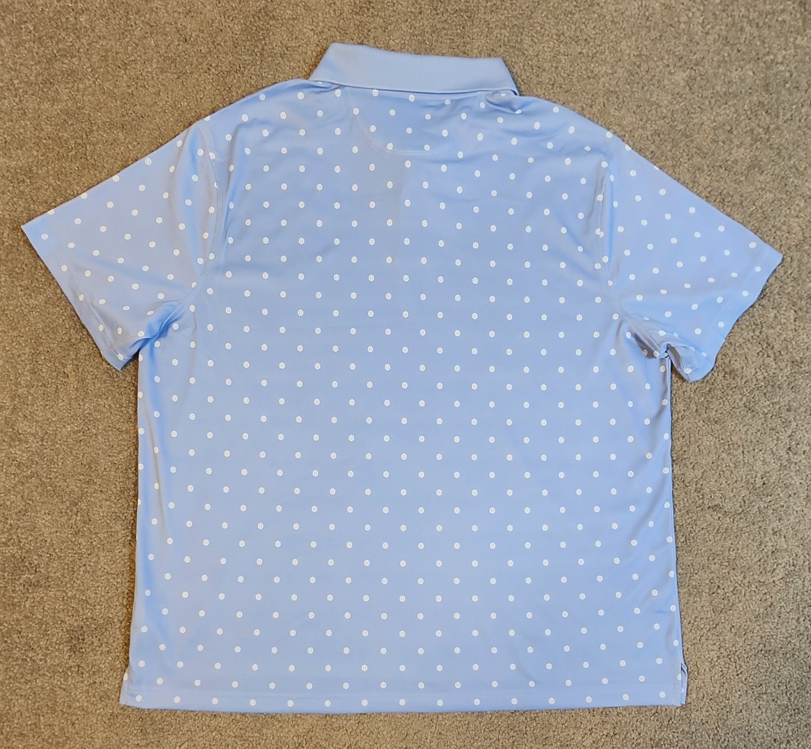 Men's Short Sleeve T Shirts 2XL Blue Polo "2 Pack" Goodfellow 1/4 Button Wicking gallery