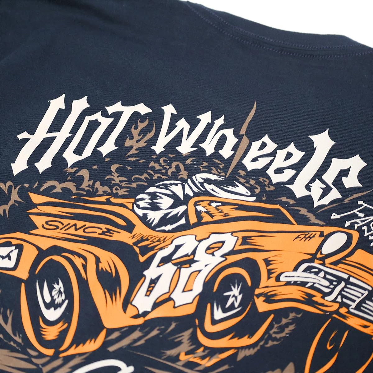 FASTHOUSE Hot Wheels Full Tilt Midweight Short Sleeve Tee (Navy, Medium) gallery